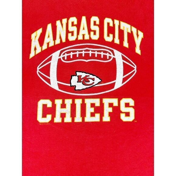Vintage 1996 NFL Chiefs Kansas City Sleeveless Shirt XL Champion Football - Picture 4 of 11